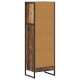 Könyvespolc öreg fa 80 x 30 x 155 cm faanyag