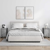 Éjjeli asztal 2 pcs szürke sonoma 39,5 x 30 x 50 cm faanyag