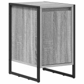 Éjjeli asztal 2 pcs szürke sonoma 39,5 x 30 x 50 cm faanyag