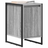 Éjjeli asztal 2 pcs szürke sonoma 39,5 x 30 x 50 cm faanyag