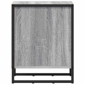 Éjjeli asztal 2 pcs szürke sonoma 39,5 x 30 x 50 cm faanyag