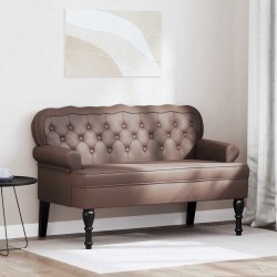 Chesterfield pad barna 119.5 x 64.5 x 75 cm műbőr