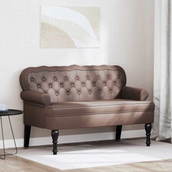 Chesterfield pad barna 119,5 x 64,5 x 75 cm műbőr