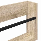 Magazin állvány polcokkal sonoma tölgy 60 x 12 x 30 cm faanyag Magazin állvány polcokkal sonoma tölgy 60 x 12 x 30 cm faanyag