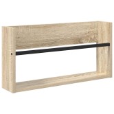 Magazin állvány polcokkal sonoma tölgy 60 x 12 x 30 cm faanyag Magazin állvány polcokkal sonoma tölgy 60 x 12 x 30 cm faanyag