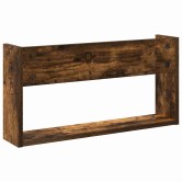 Magazin állvány 2 pcs füstölt tölgy 60 x 12 x 30 cm faanyag