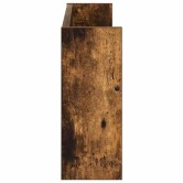 Magazin állvány 2 pcs füstölt tölgy 60 x 12 x 30 cm faanyag