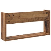 Magazin állvány polcokkal 2 pcs öreg fa 60 x 12 x 30 cm faanyag Magazin állvány polcokkal 2 pcs öreg fa 60 x 12 x 30 cm faanyag