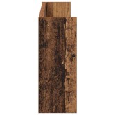 Magazin állvány polcokkal 2 pcs öreg fa 60 x 12 x 30 cm faanyag Magazin állvány polcokkal 2 pcs öreg fa 60 x 12 x 30 cm faanyag