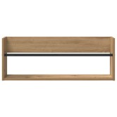 Magazin állvány polcokkal artisan tölgy 80 x 12 x 30 cm faanyag