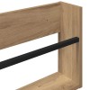 Magazin állvány 2 pcs artisan tölgy 80 x 12 x 30 cm faanyag