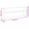 Magazin állvány 2 pcs artisan tölgy 80 x 12 x 30 cm faanyag