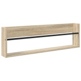 Magazin állvány 2 pcs sonoma tölgy 100 x 12 x 30 cm faanyag