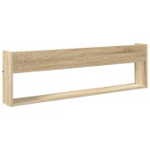 Magazin állvány 2 pcs sonoma tölgy 100 x 12 x 30 cm faanyag