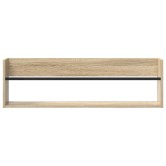Magazin állvány 2 pcs sonoma tölgy 100 x 12 x 30 cm faanyag