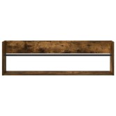 Magazin állvány füstölt tölgy 100 x 12 x 30 cm faanyag