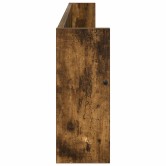Magazin állvány 2 pcs füstölt tölgy 100 x 12 x 30 cm faanyag