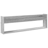 Magazin állvány 2 pcs szürke sonoma 100 x 12 x 30 cm faanyag Magazin állvány 2 pcs szürke sonoma 100 x 12 x 30 cm faanyag
