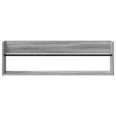 Magazin állvány 2 pcs szürke sonoma 100 x 12 x 30 cm faanyag Magazin állvány 2 pcs szürke sonoma 100 x 12 x 30 cm faanyag