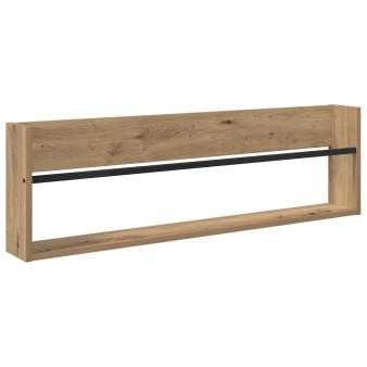 Magazin állvány artisan tölgy 100 x 12 x 30 cm faanyag
