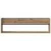 Magazin állvány 2 pcs artisan tölgy 100 x 12 x 30 cm faanyag