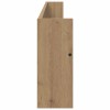 Magazin állvány 2 pcs artisan tölgy 100 x 12 x 30 cm faanyag