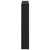Magazin állvány 2 pcs fekete tölgy 80 x 12 x 70 cm faanyag