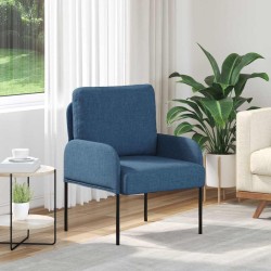 Kanapék párnával 55cm kék furnér