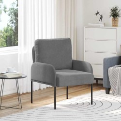 Kanapék párnával 55cm sötétszürke furnér