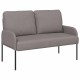 Ülőgarnitúrák párnával 3 pcs tópszínű 115 x 56 x 80 cm furnér