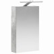 Fürdőszobai tükörszekrény beton szürke 30 x 10,5 x 50 cm