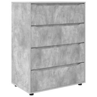 Tároló szekrények beton szürke 80 x 48 x 105 cm faanyag