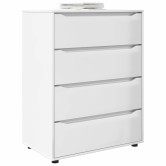 Tároló szekrények magas fényű fehér 80 x 48 x 105 cm faanyag Tároló szekrények magas fényű fehér 80 x 48 x 105 cm faanyag