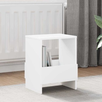 Magazin állvány 2 pcs fehér 35 x 30 x 45 cm