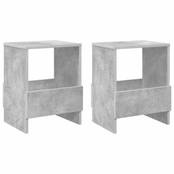 Magazin állvány 2 pcs beton szürke 35 x 30 x 45 cm