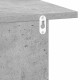 Éjjeli asztal 2 pcs beton szürke 40 x 30 x 25 cm faanyag
