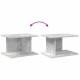 Éjjeli asztal 2 pcs beton szürke 40 x 30 x 25 cm faanyag