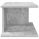 Éjjeli asztal 2 pcs beton szürke 40 x 30 x 25 cm faanyag