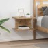 Éjjeli asztal 2 pcs artisan tölgy 40 x 30 x 25 cm faanyag