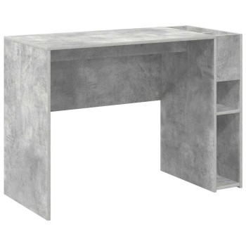 Asztal beton szürke 109 x 50 x 78 cm faanyag