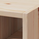 Borágas 2 pcs természetes 56 x 25 x 56 cm tömör fenyőfa