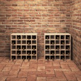 Borágas 2 pcs természetes 56 x 25 x 56 cm tömör fenyőfa