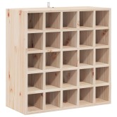 Borágas 2 pcs természetes 56 x 25 x 56 cm tömör fenyőfa