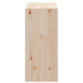 Borágas 2 pcs természetes 56 x 25 x 56 cm tömör fenyőfa