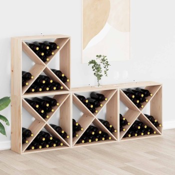 Borágas 4 pcs természetes 62 x 25 x 62 cm tömör fenyőfa