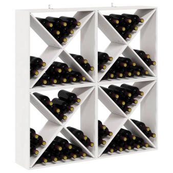 Borágas 4 pcs fehér 62 x 25 x 62 cm tömör fenyőfa