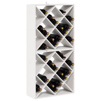 Borágas 2 pcs fehér 62 x 25 x 62 cm tömör fenyőfa