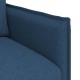 Kanapé 120cm 2 pcs kék fém