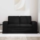 Kanapé fekete 162 x 80 x 82 cm fém
