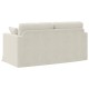 Kanapé krém 158 x 78 x 80 cm bársony